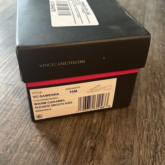 Vince Camuto Sawenna Block Heel Sandal in Warm Caramel Women's Size 10M - Picture 6 of 6